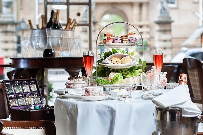 Afternoon Tea at The Rubens at the Palace, Buckingham Palace - The actual afternoon tea: sandwiches, scones, pastries, and tea choices
