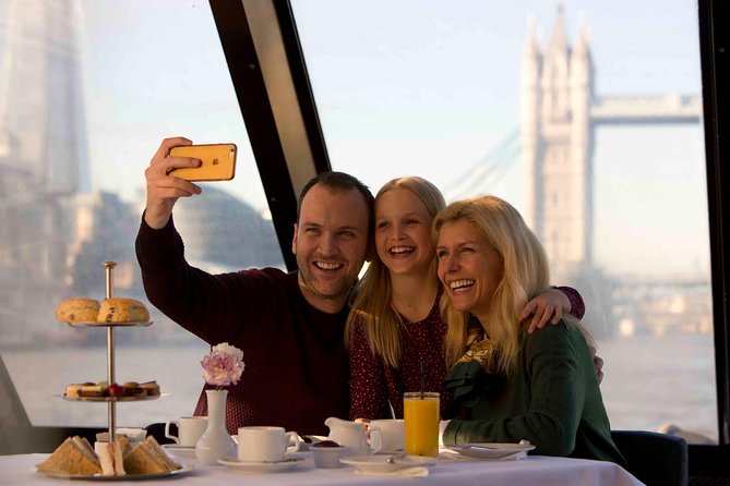 Afternoon Tea River Cruise on the Thames - Eastbound Return: Tower Bridge, Canary Wharf, Greenwich, and Big City Highlights