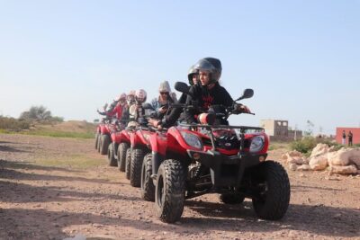 Agadir Quad ATV Adventure Tour with Berber Tea Experience - Safety Gear, Helmet, and the Instructor Moment
