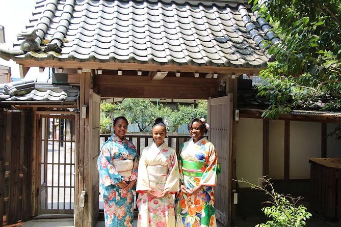 An Amazing set of Cultural experience: Kimono, Tea Ceremony and Calligraphy - Calligraphy practice: kanji, names, and take-home results