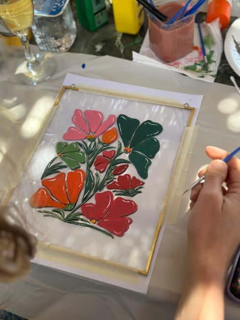 Antalya: Frame Glass Painting Workshop with Turkish Tea - What you’ll paint: Antalya scenes and Turkish motifs on glass