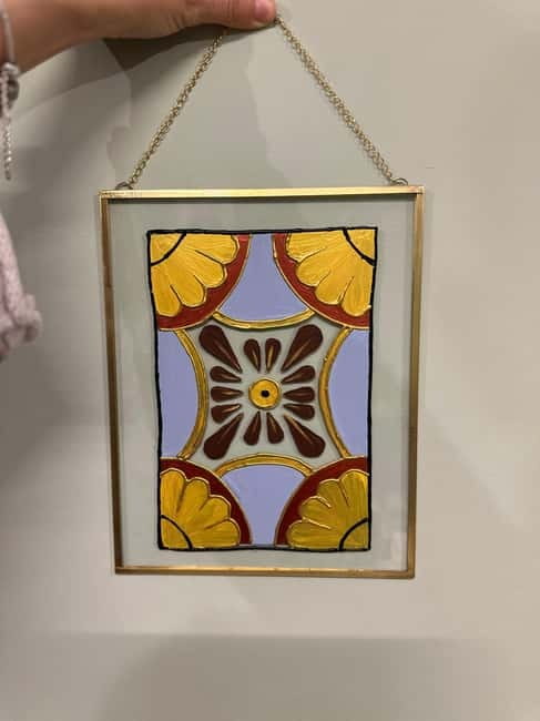 Antalya: Frame Glass Painting Workshop with Turkish Tea - Price and logistics: what $40 includes (and what it doesn’t)
