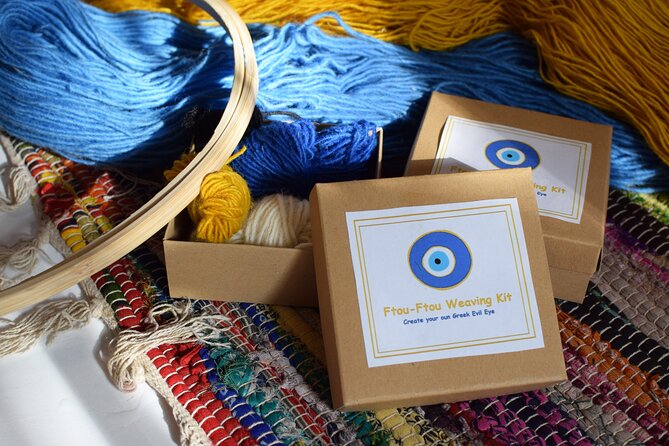 Athens: Evil Eye Weaving Workshop with Greek Tea - Myth meets loom: your Athens starting point at Praxitelous
