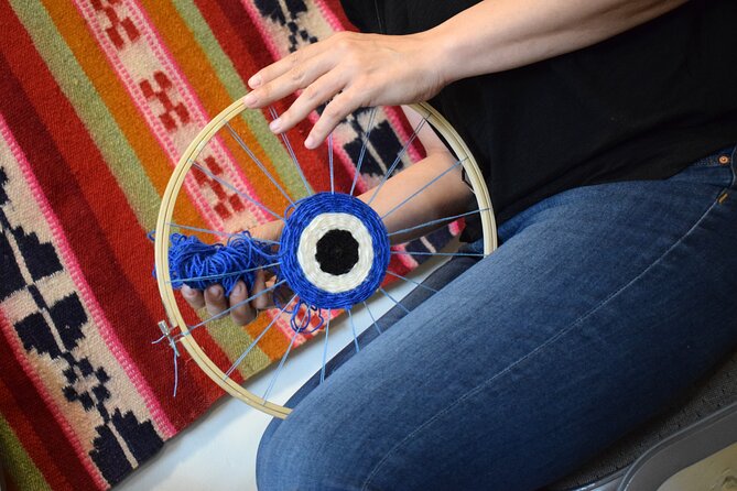 Athens: Evil Eye Weaving Workshop with Greek Tea - Arachne, Athena, and the evil eye symbolism you actually make