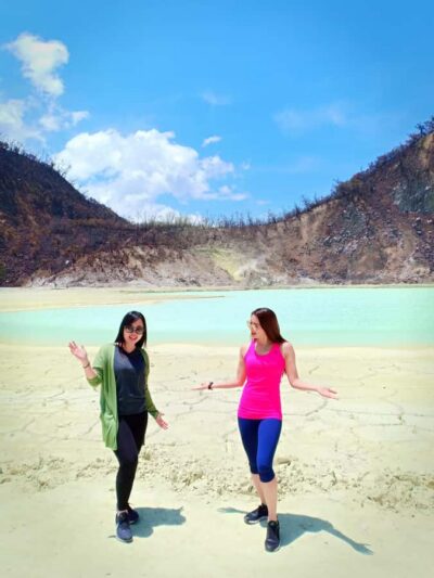 Bandung: Volcano Crater, Onsen Hot Springs, Mud Bath & Tea - Kawah Putih: The White Crater Walk, Aerial Views, and That Sulfur Smell