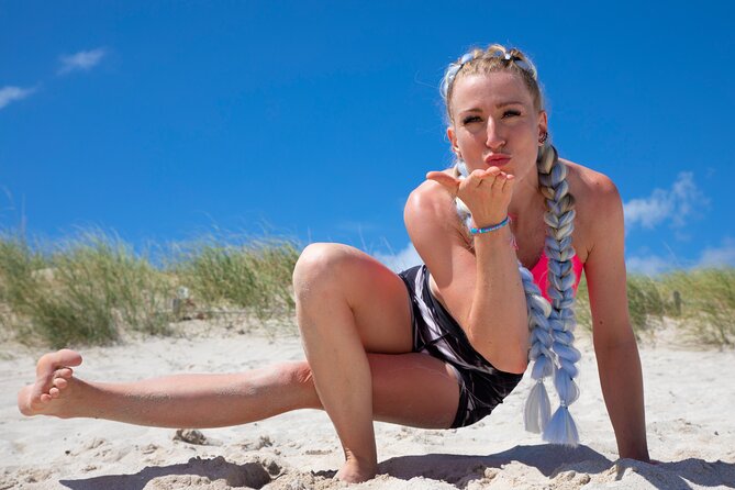 Beach Yoga & Tea Experience on South Beach - How Damian guides your breath, alignment, and mindfulness