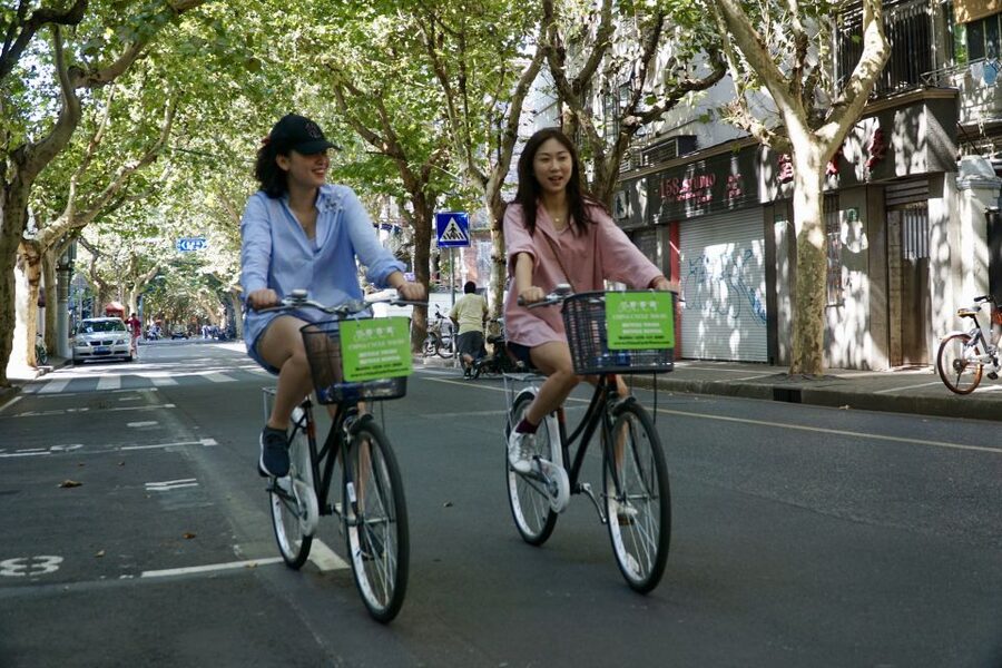 Biking Real Shanghai& Tea Tasting Experience - Old Town back alleys: the everyday side of Shanghai