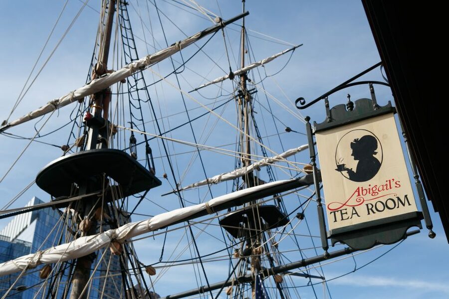 Boston: Boston Tea Party Ships and Museum Interactive Tour - Griffin’s Wharf: the tea toss experience (and what you’re actually throwing)