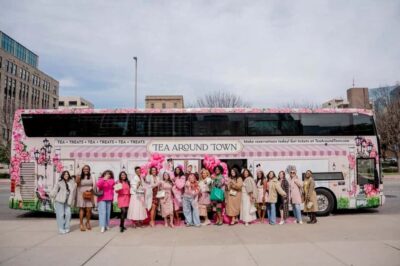 Dallas: Tea Around Town Bus Tour with Treats - The Tea Service: Three Premium Tastings With Scones and Bites