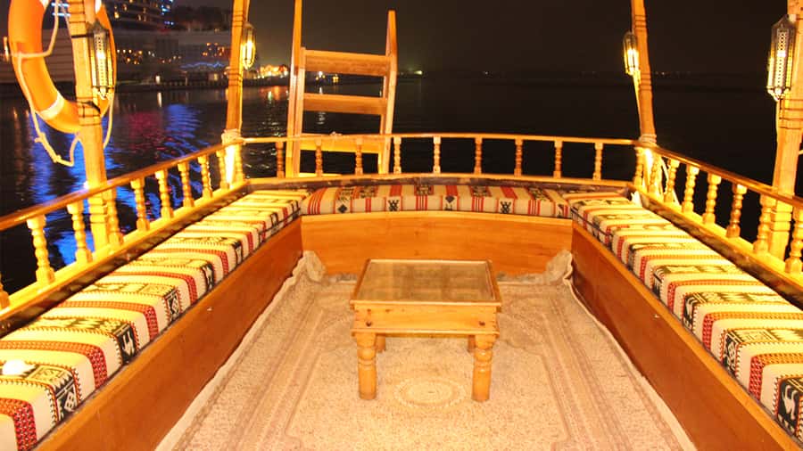 Dubai: Sunset Cruise on Traditional Boat & Emirati High Tea - Arabic Music, Guided Commentary, and the English You Can Expect