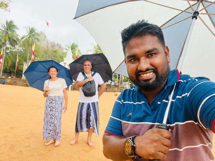 Ella Day Tour from Kandy with tea factory - Ramboda Falls, Bhatha Hanuman Temple, and the view from above