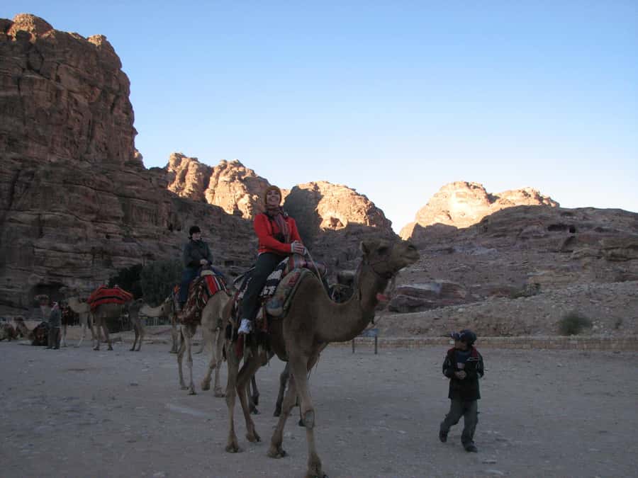 From Wadi Rum: Camel Ride Experience with Tea and Guide - The 4WD ride in: why the transport is part of the experience