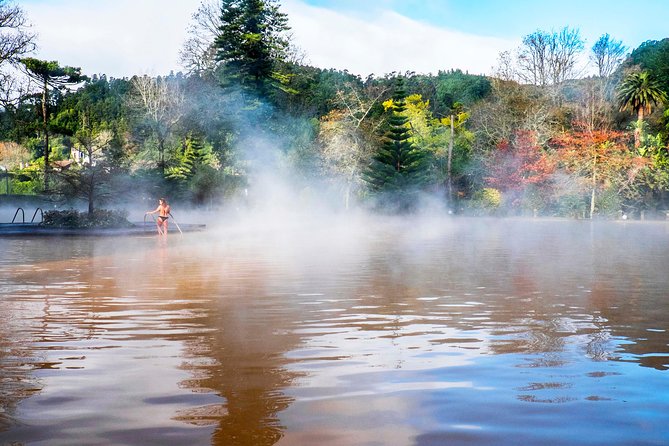 Furnas Volcano, Lake, Geysers, Tea Plantation and Terra Nostra - Caldeira das Furnas cooking pods: seeing cozido’s underground story