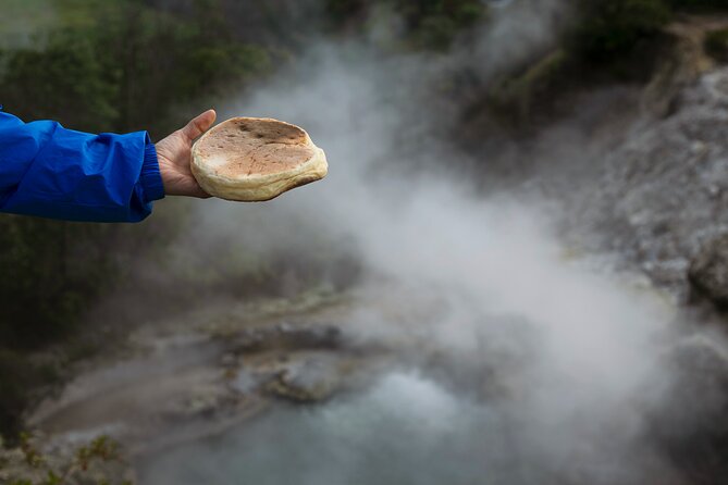 Furnas Volcano, Lake, Geysers, Tea Plantation and Terra Nostra - Furnas village: geysers, thermal springs, and local snacks