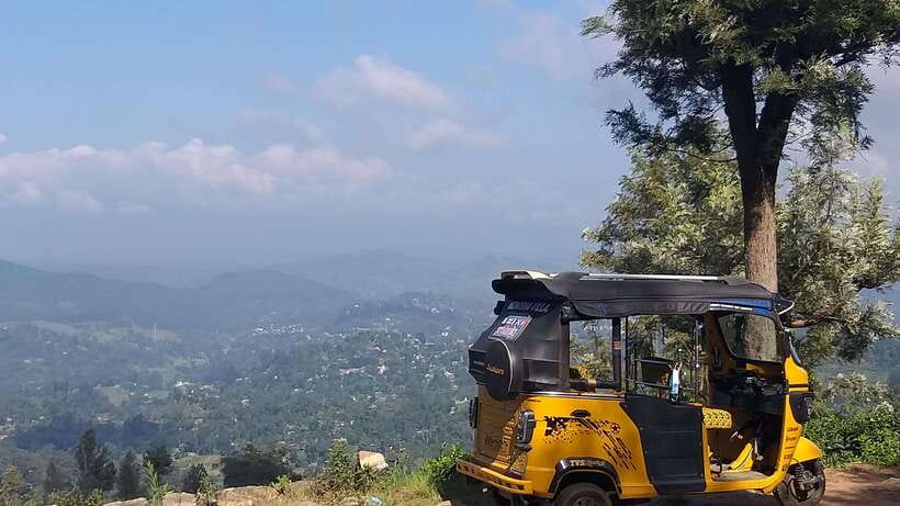 Haputale:Glorious Tuk Tuk Ride to Lipton'sSeat & Tea Factory - Lipton’s Seat: Thomas Lipton Statue, Panoramic Views, and the Walk You’ll Want to Do