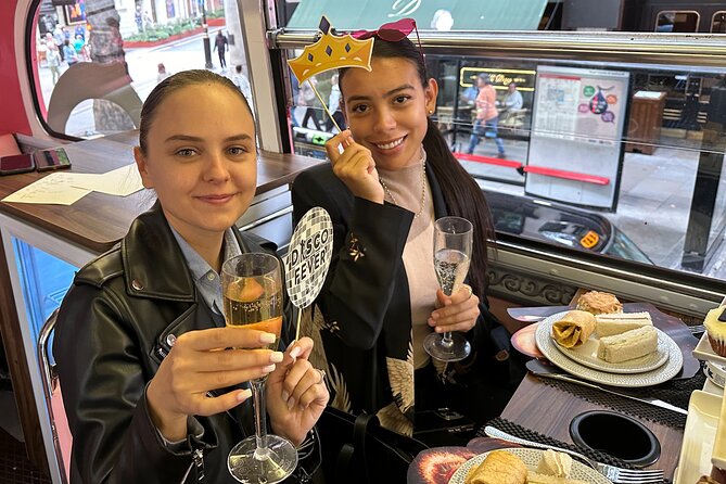 "Here We Go Again" London Afternoon Tea Bus - A double-decker ABBA tea ride with recorded narration