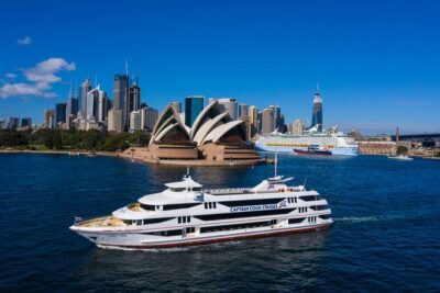 High Tea Cruise on Sydney Harbour - What you’ll see: Bridge, Circular Quay, and Opera House from the water