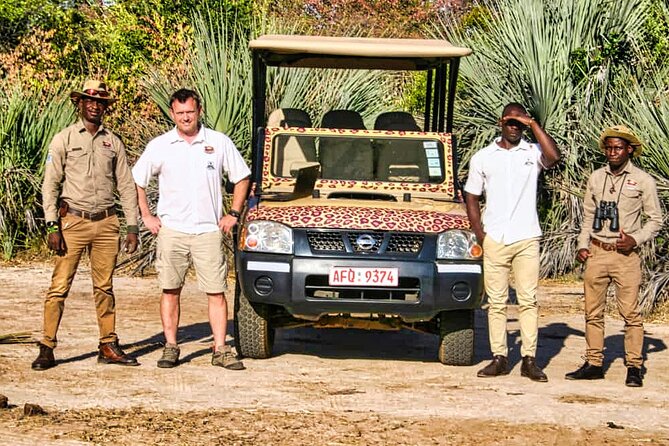High Tea in the Savannah, Catering by Victoria Falls Hotel - The safari half: entering Chamabondo before the rush