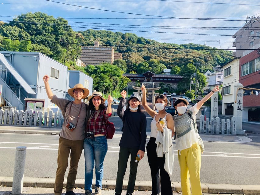 Hiroshima: Spring Hiking Tour with Open-air Tea Ceremony - Finding your guide at Hiroshima Station, before the uphill begins