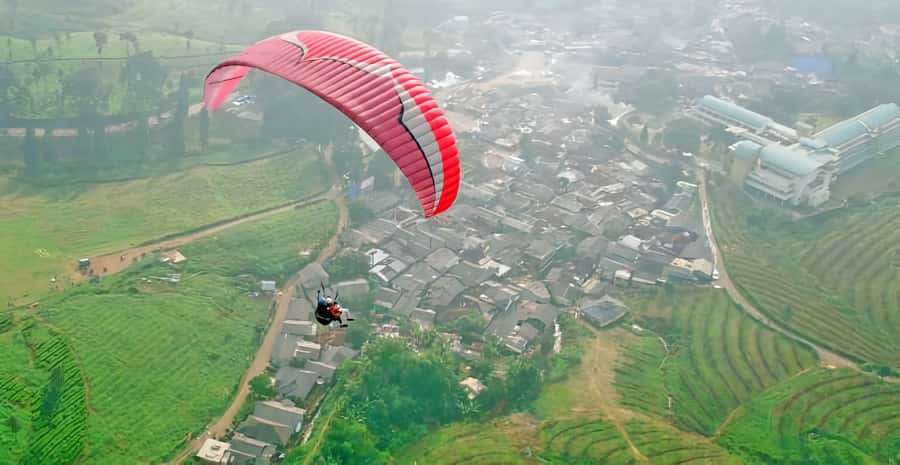 Jakarta: Paragliding on Top Mountain & Tea Plantation - Key highlights worth knowing before you go
