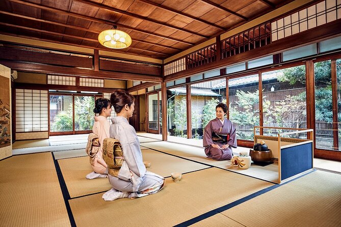 Kimono Tea Ceremony at Kyoto Maikoya, Karasuma Shijo - Whisking your own matcha: the hands-on moment