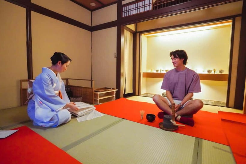 Kyoto Gion Tea ceremony & Wabi-sabi Walking Tour - Gion stroll: temples, a matcha shop, and the start of the tea story