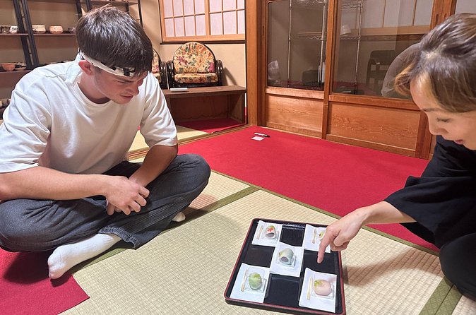 Kyoto Tea Ceremony and Samurai Photo Session - Seasonal Wagashi and the Kyoto-Style Matcha Latte