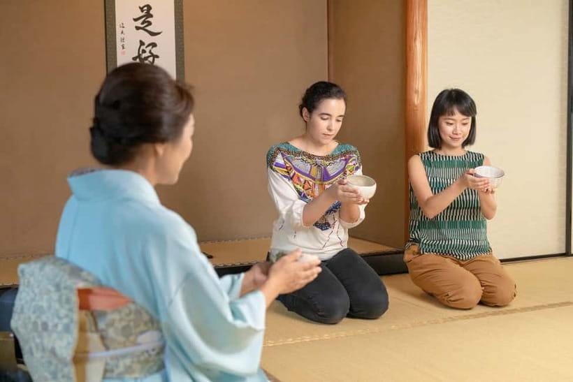 Kyoto: Tea Ceremony in 100-year-old Kyo-Machiya Townhouse - Inside the Ceremony Room: Etiquette, Bowing, and Matcha Appreciation