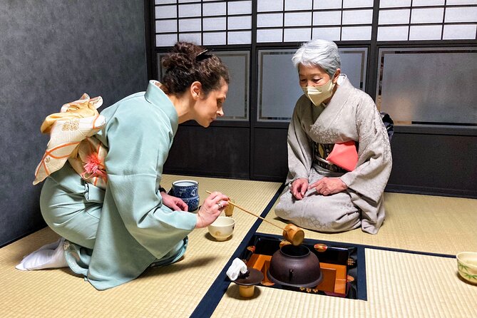 KYOTO Tea Ceremony with kimono near by Imamiya Jinjya Shrine - The practical side: price, timing, and group size