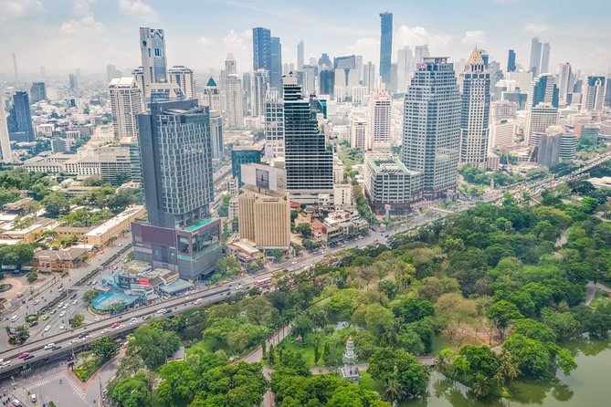 Landmark Hotel Bangkok: Classic Afternoon Tea - Views you can actually use: Lumpini Park from your table