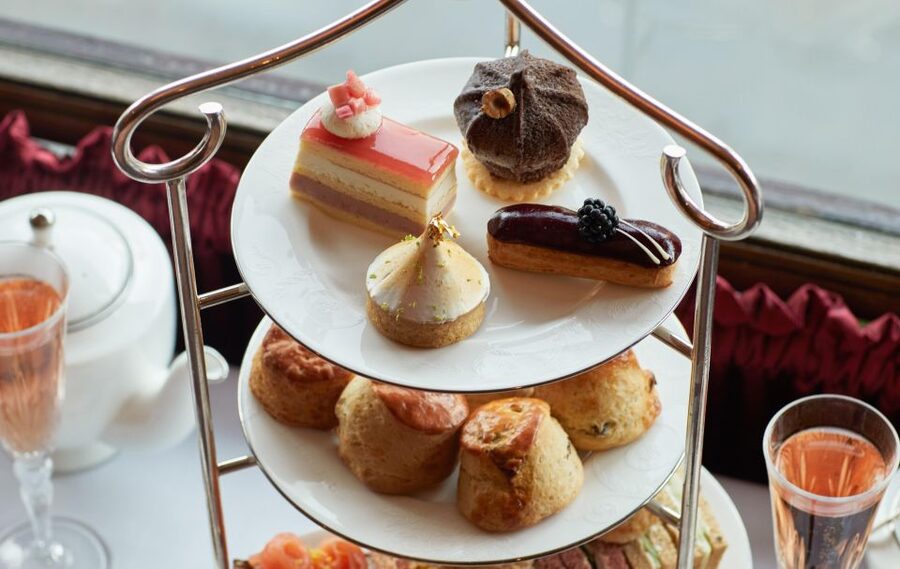 London: Afternoon Tea at The Rubens at the Palace - Pastries and sweets: chocolate, fruit, and plenty of choices