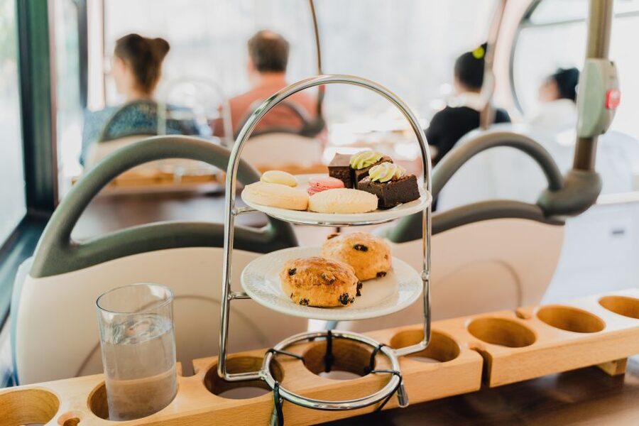 London: Afternoon Tea Bus with a Glass of Prosecco - The sightseeing route: London Eye to Tower to St Paul’s