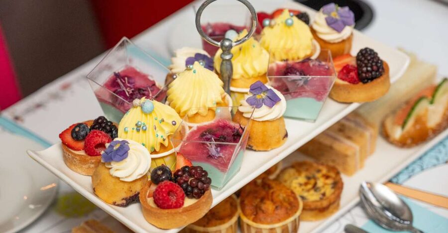 London: Gin and Afternoon Tea Bus Tour with Audio Guide - Brigit’s Bakery afternoon tea: what you actually get