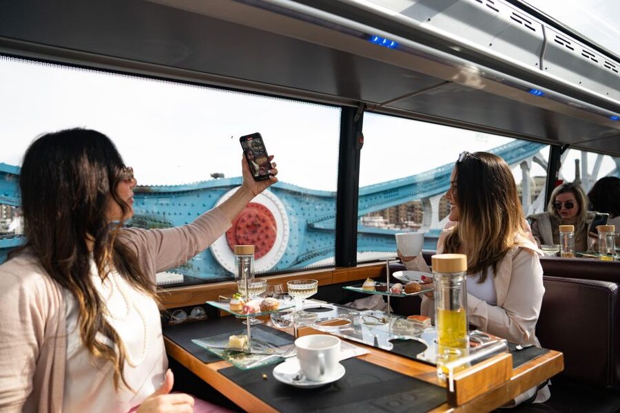 London: Traditional Afternoon Tea Tour in a Luxury Coach - Bustronome’s Luxury Coach Setup from Victoria Embankment