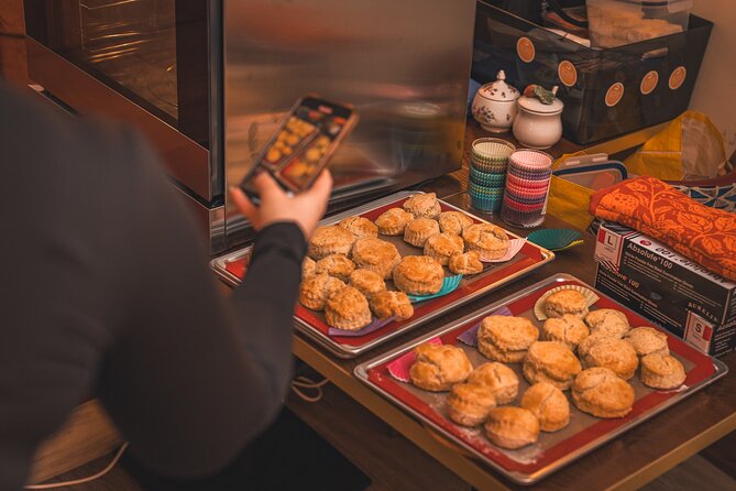 London Traditional English Scone Making and Tea Workshop - The fun details that make it feel like London, not a chain class