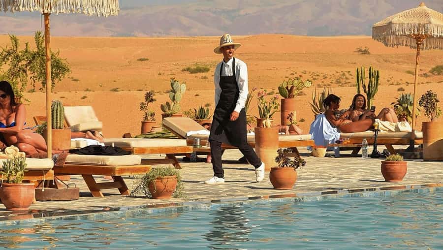 Marrakech: Agafay Desert Quad Bike, with Pool swim Lunch Tea - Quad bike basics: helmets, goggles, and the 16+ driver rule