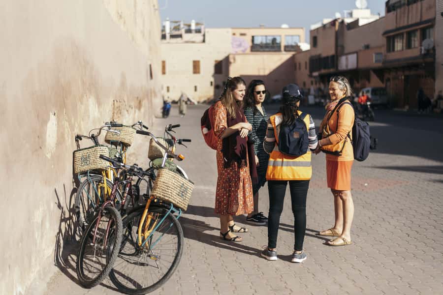 Marrakech: Cultural Bicycle Tour with Pastry and Tea - Zellige tiles workshop: the geometry behind the color