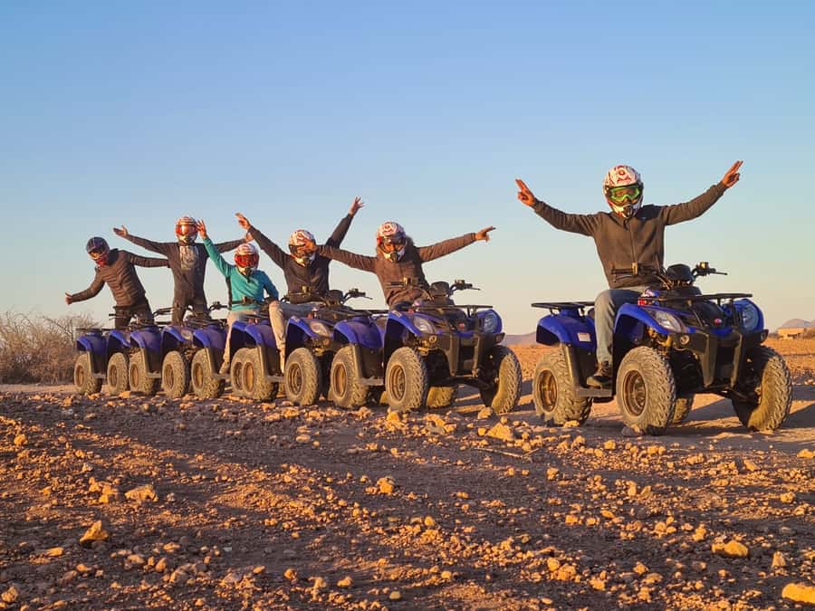 Marrakech: Desert and Palm Grove Quad Tour with Tea - Optional Camel Ride: A Slower Take on the Same Desert