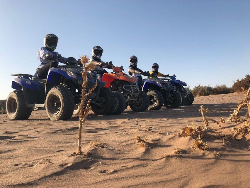 Marrakech: Desert and Palm Grove Sunset Quad Tour with Tea - Tea with Berber nomads: the calm stop that gives meaning to the ride