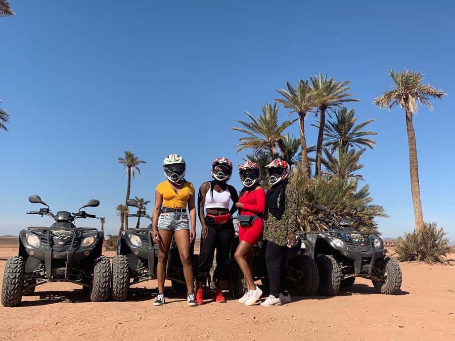 Marrakech: Desert and Palm Grove Sunset Quad Tour with Tea - Who this quad tour suits best (and who should skip it)