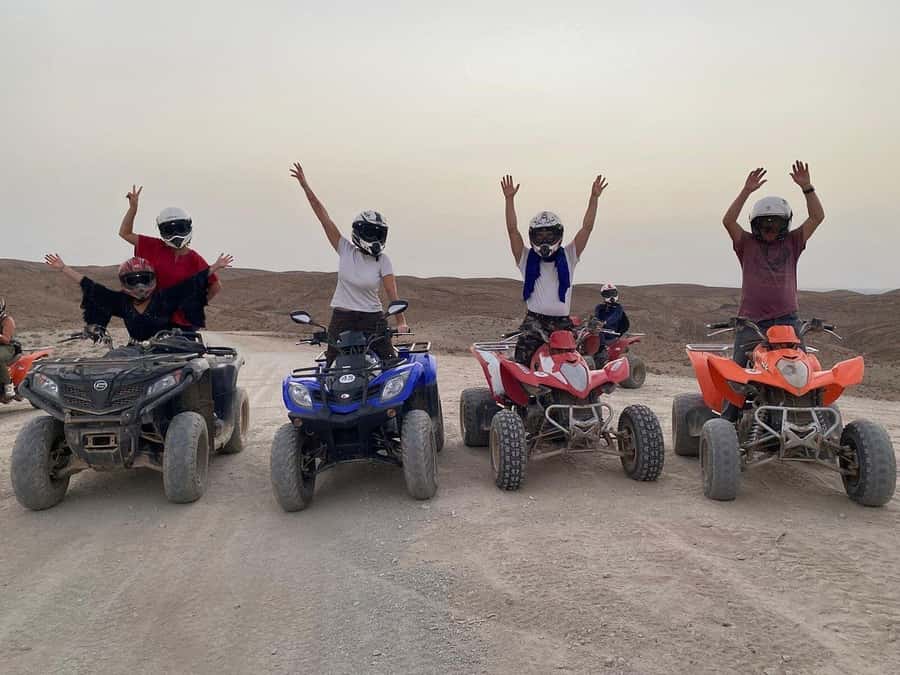 Marrakech: Desert Quad Bike Tour with Tea & Optional Dinner - Your quad bike session: instruction, gear, and how hard it really is