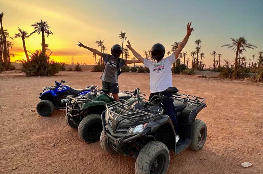 Marrakech: Dunes of the Palmeraie Quad Bike Ride with Tea - The Palmeraie Photo Stop: Palm Groves, Quick Views, Good Timing