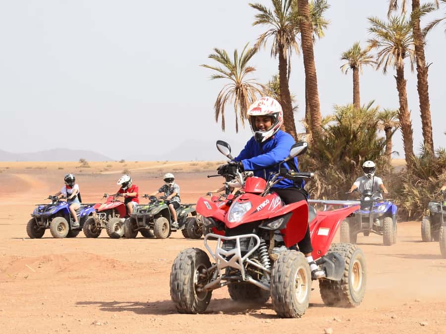 Marrakech: Guided Quad Bike and Camel Ride Tour with Tea - Berber tent break tea: bread, honey, and a real pause