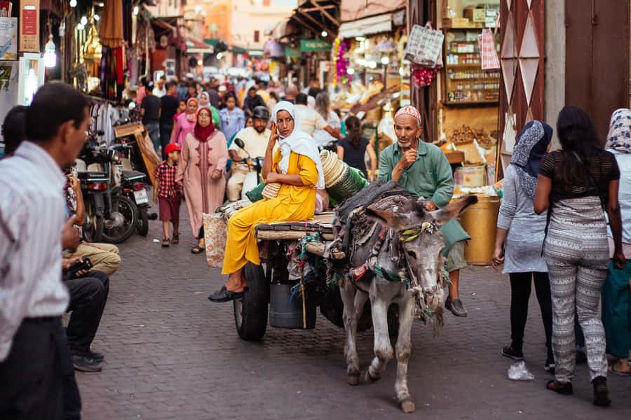 Marrakech: Live Like a Local Private Tour with Tea and Snack - Medersa Ben Youssef: Mosaic Craft and Quiet Courtyards