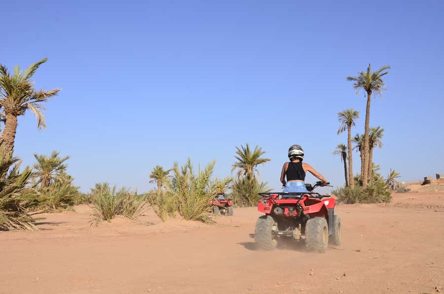 Marrakech: Palmeraie Guided Quad Tour with Tea Break - The second quad segment (30 minutes): sand and rocky fun