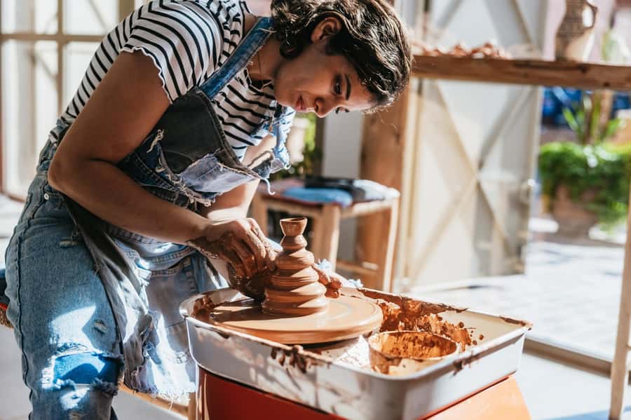 Marrakech: Pottery Workshop with Moroccan Tea - Atelier Lamsaty: a family-run workshop you can actually learn in