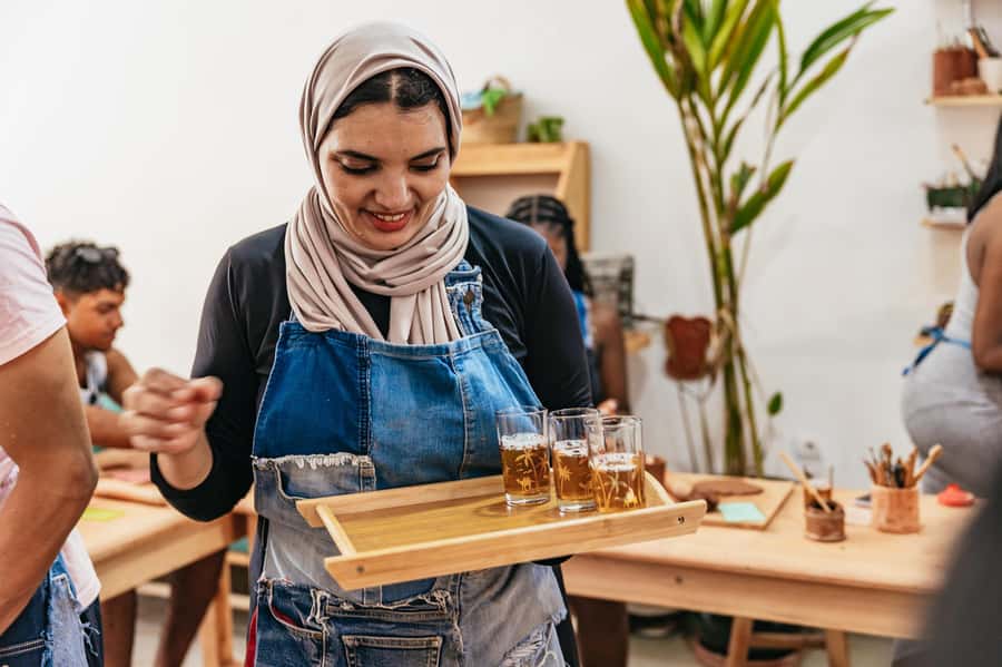 Marrakech: Pottery Workshop with Moroccan Tea - What you’ll make: cups, boxes, tagines, and wheel-thrown pieces