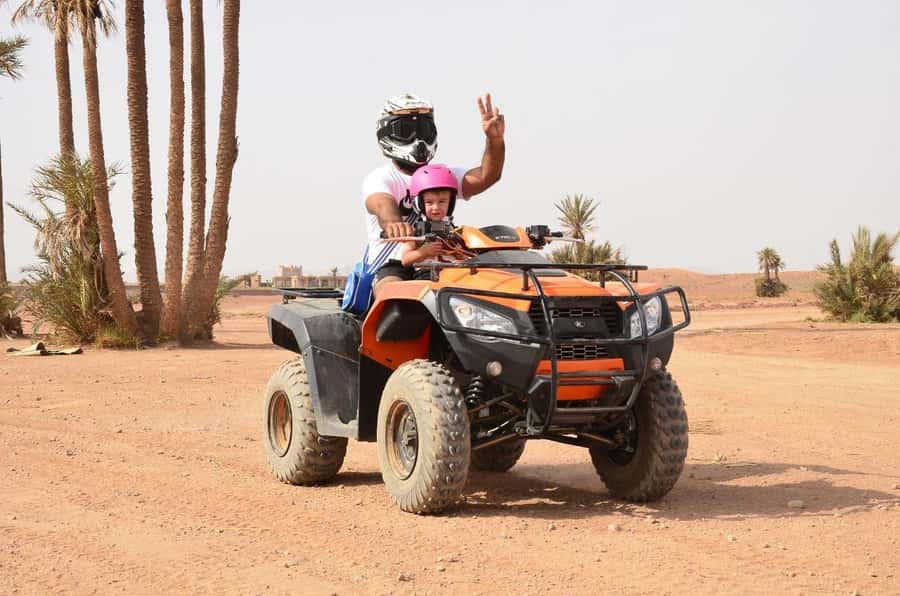 Marrakech: Quad activity in the Palmeraie with Tea break - Tea break and Berber hospitality: the real cultural payoff