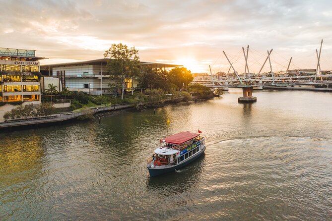 Morning Sightseeing Cruise: 10:30am-12pm (90min) - Southbank from the water: man-made beaches and the most convenient city break