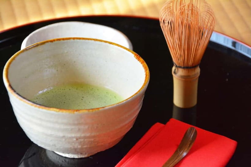 Osaka; Japanese Tea ceremony experience, Macha and Sencha - Watching matcha being prepared, then making it yourself